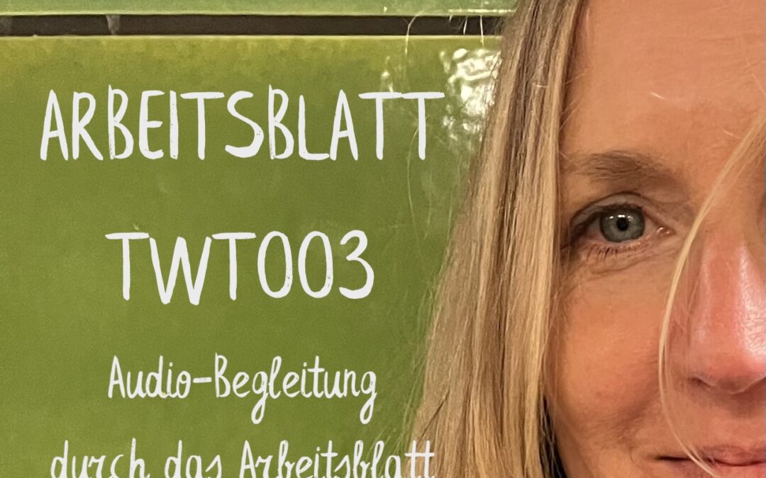 TWT003: Das Arbeitsblatt von The Work von Byron Katie ausfüllen