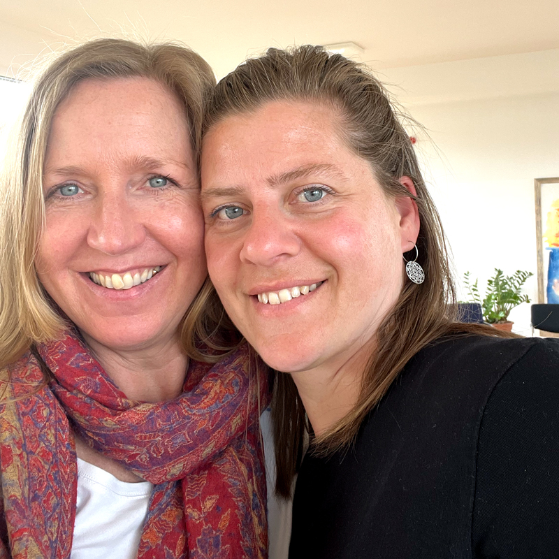 Alle Spaces werden von Petra und Henriette geleitet
